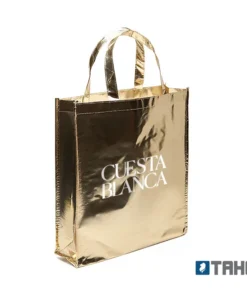 Bolsa Shopping Metalica 36x40x10