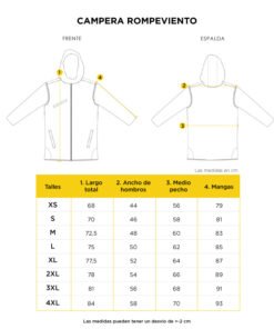 Campera Rompeviento Pampero