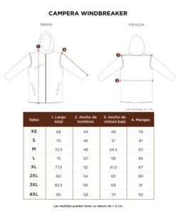 Campera Windbreaker Cardon